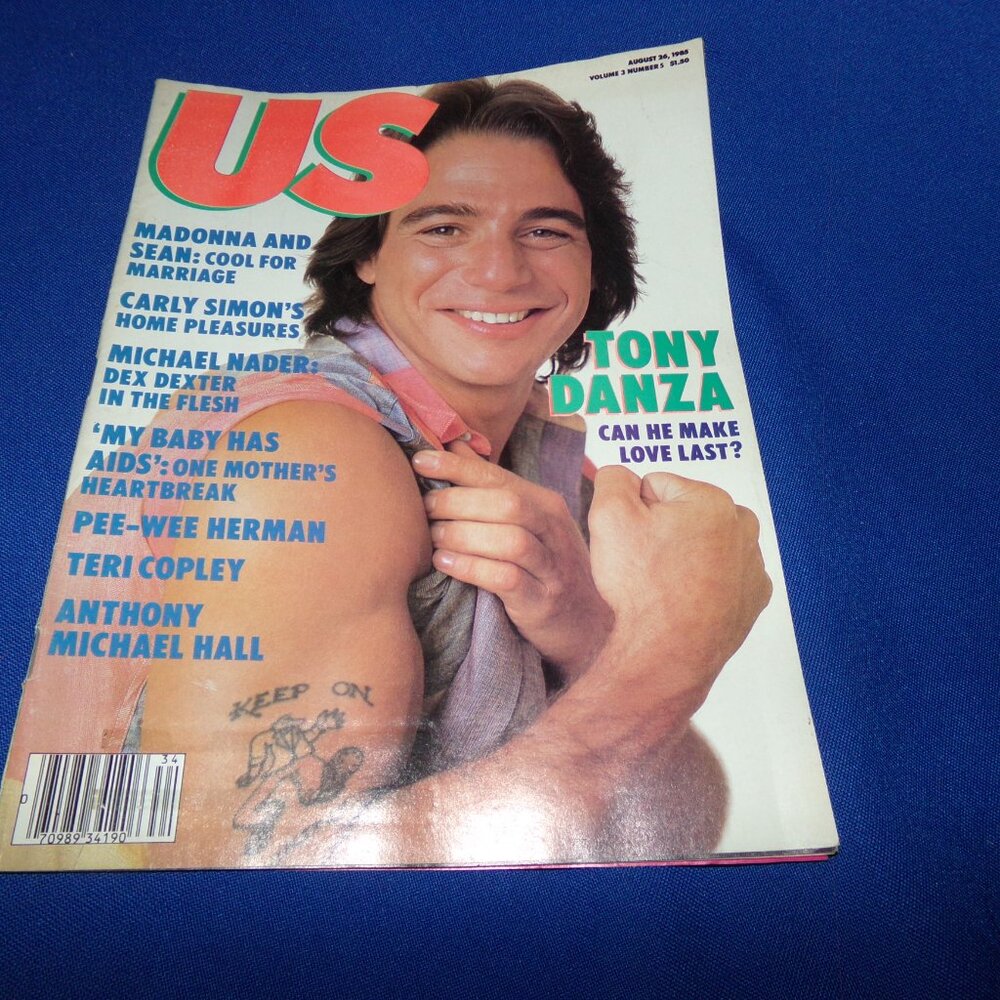 Vintage US Magazine - Tony Danza - August 26 1985 - Vol 3 No 5B - Madonna